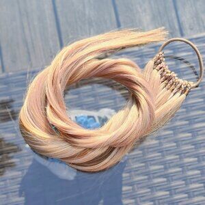 32" Strawberry Blonde Ponytail Extension Low Temp Kanekalon